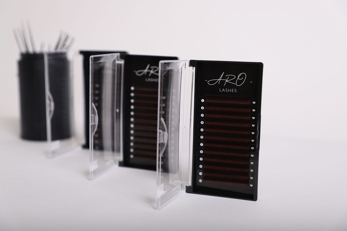 Brown Lash Extensions