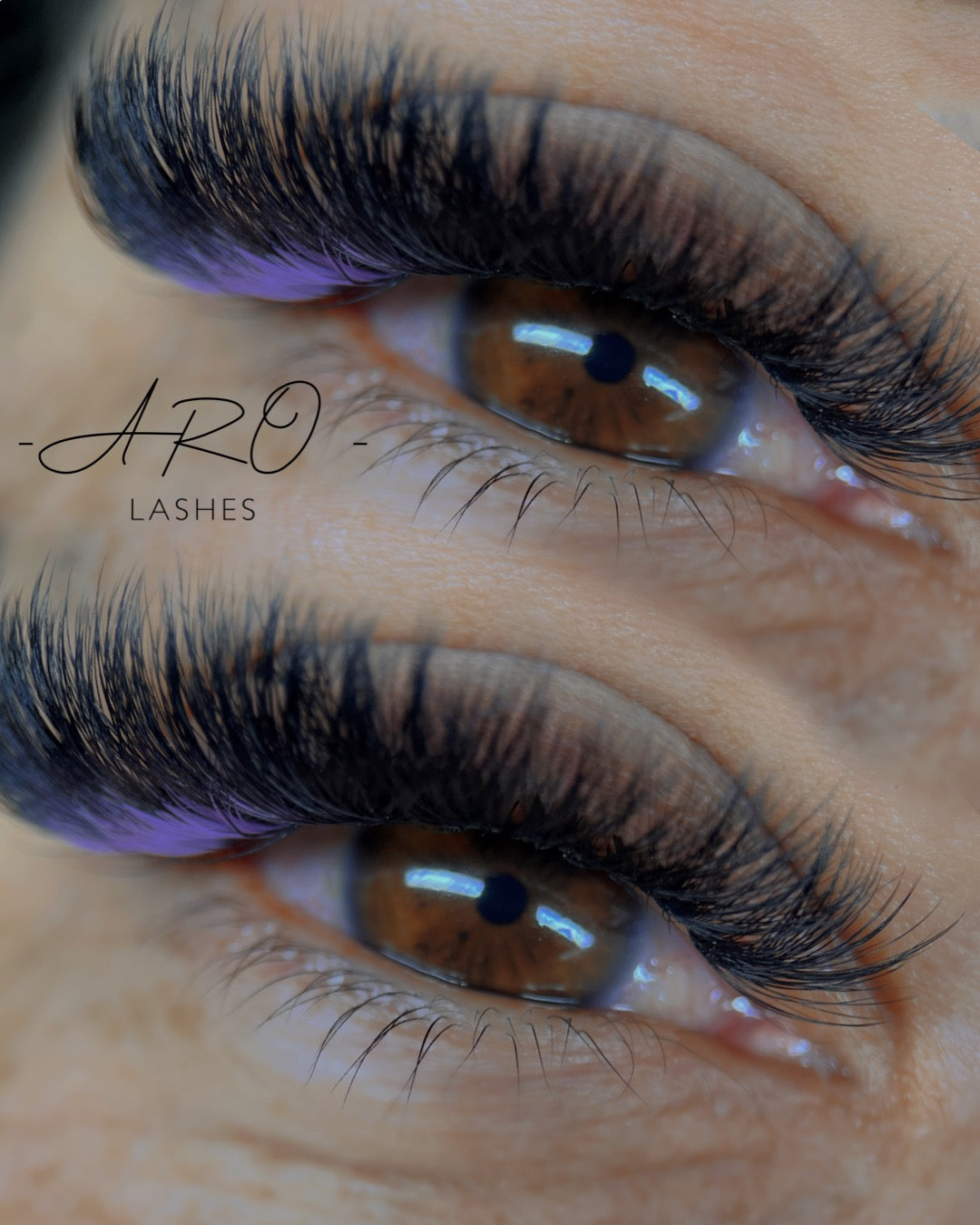 Purple Lash Extensions
