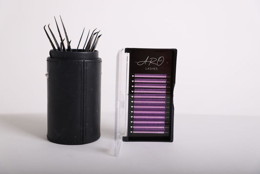 Purple Lash Extensions